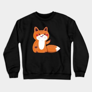 Cute Fox Animal Lover Crewneck Sweatshirt